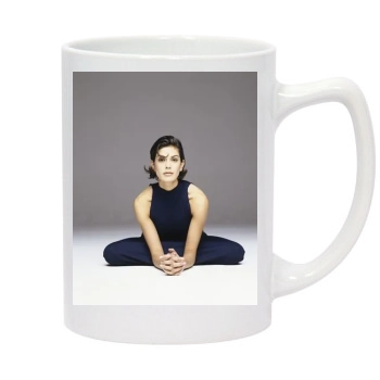 Teri Hatcher 14oz White Statesman Mug