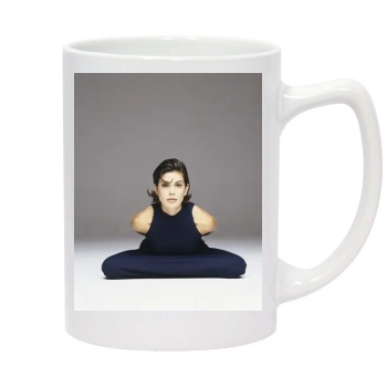 Teri Hatcher 14oz White Statesman Mug