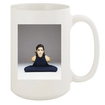 Teri Hatcher 15oz White Mug