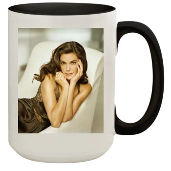 Teri Hatcher 15oz Colored Inner & Handle Mug