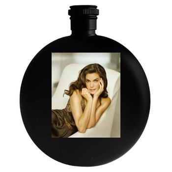 Teri Hatcher Round Flask