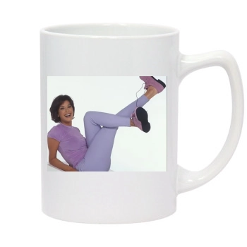 Teri Hatcher 14oz White Statesman Mug