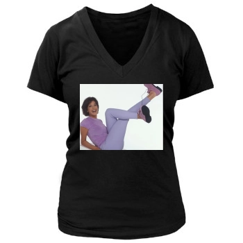 Teri Hatcher Women's Deep V-Neck TShirt