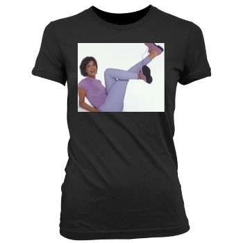 Teri Hatcher Women's Junior Cut Crewneck T-Shirt