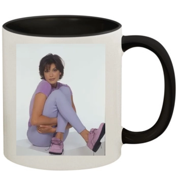 Teri Hatcher 11oz Colored Inner & Handle Mug