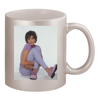 Teri Hatcher 11oz Metallic Silver Mug