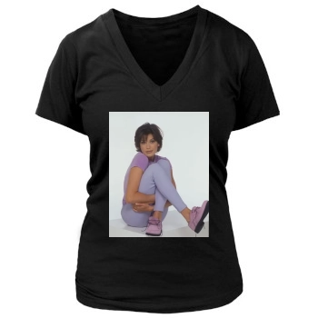 Teri Hatcher Women's Deep V-Neck TShirt