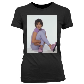 Teri Hatcher Women's Junior Cut Crewneck T-Shirt