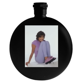 Teri Hatcher Round Flask