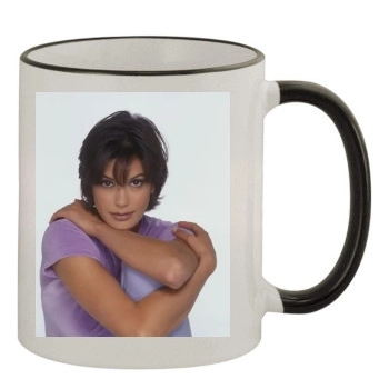 Teri Hatcher 11oz Colored Rim & Handle Mug