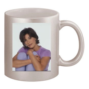 Teri Hatcher 11oz Metallic Silver Mug