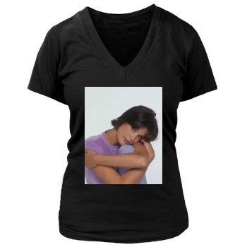 Teri Hatcher Women's Deep V-Neck TShirt