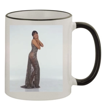 Teri Hatcher 11oz Colored Rim & Handle Mug