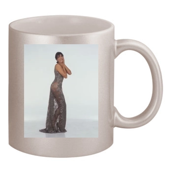 Teri Hatcher 11oz Metallic Silver Mug