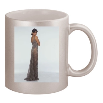 Teri Hatcher 11oz Metallic Silver Mug