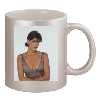 Teri Hatcher 11oz Metallic Silver Mug