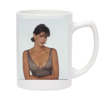 Teri Hatcher 14oz White Statesman Mug