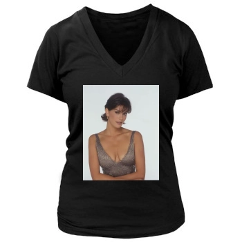 Teri Hatcher Women's Deep V-Neck TShirt