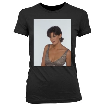 Teri Hatcher Women's Junior Cut Crewneck T-Shirt