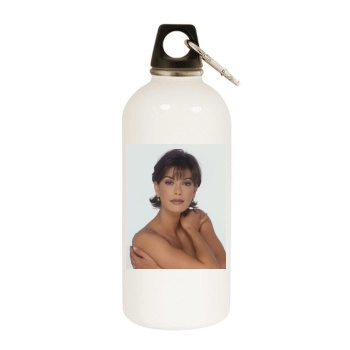 Teri Hatcher White Water Bottle With Carabiner