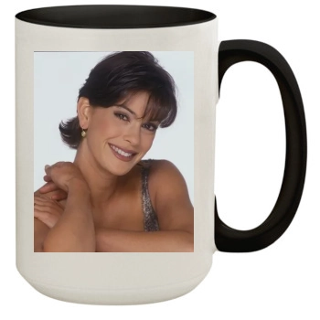 Teri Hatcher 15oz Colored Inner & Handle Mug