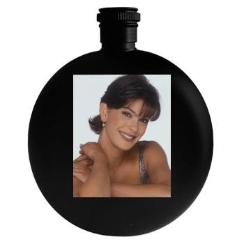 Teri Hatcher Round Flask