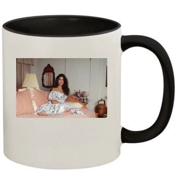 Teri Hatcher 11oz Colored Inner & Handle Mug