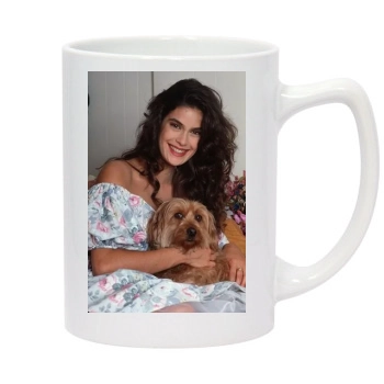 Teri Hatcher 14oz White Statesman Mug