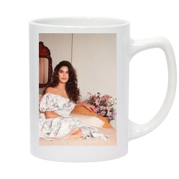 Teri Hatcher 14oz White Statesman Mug