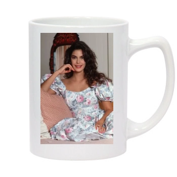 Teri Hatcher 14oz White Statesman Mug