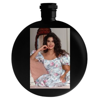 Teri Hatcher Round Flask