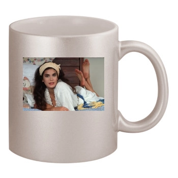 Teri Hatcher 11oz Metallic Silver Mug