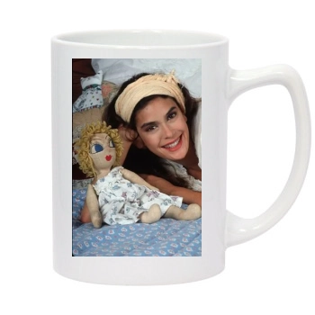 Teri Hatcher 14oz White Statesman Mug