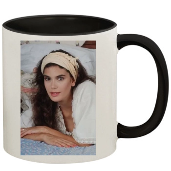 Teri Hatcher 11oz Colored Inner & Handle Mug