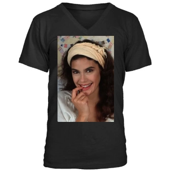 Teri Hatcher Men's V-Neck T-Shirt