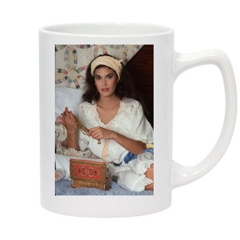 Teri Hatcher 14oz White Statesman Mug