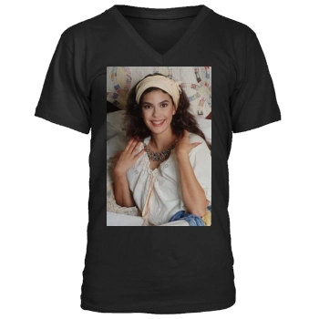 Teri Hatcher Men's V-Neck T-Shirt