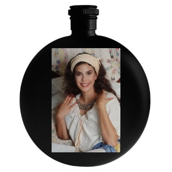 Teri Hatcher Round Flask