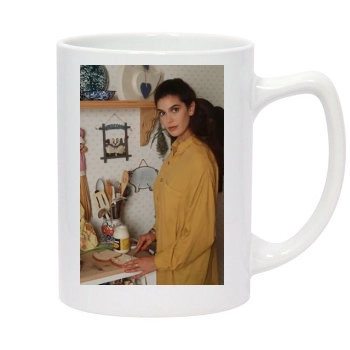 Teri Hatcher 14oz White Statesman Mug