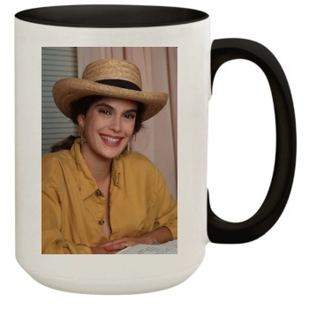 Teri Hatcher 15oz Colored Inner & Handle Mug