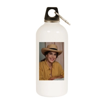 Teri Hatcher White Water Bottle With Carabiner