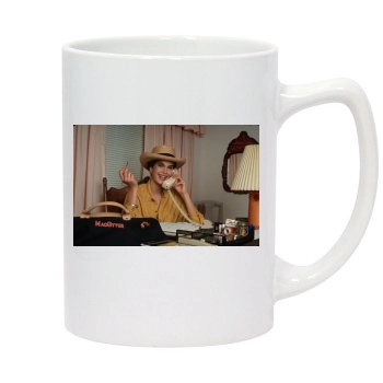 Teri Hatcher 14oz White Statesman Mug