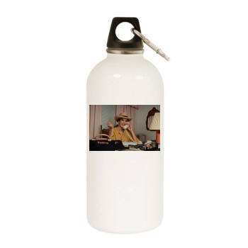 Teri Hatcher White Water Bottle With Carabiner