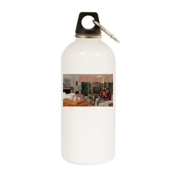 Teri Hatcher White Water Bottle With Carabiner