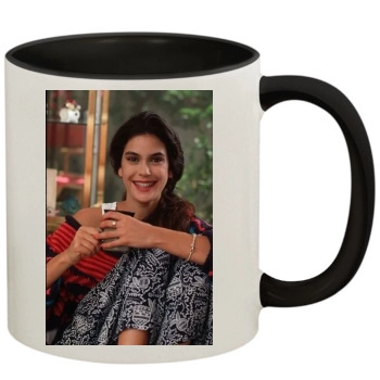 Teri Hatcher 11oz Colored Inner & Handle Mug