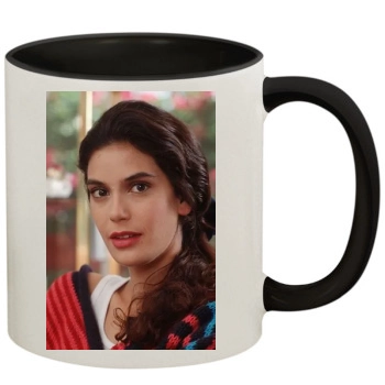 Teri Hatcher 11oz Colored Inner & Handle Mug