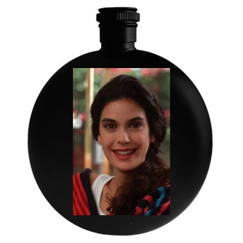 Teri Hatcher Round Flask