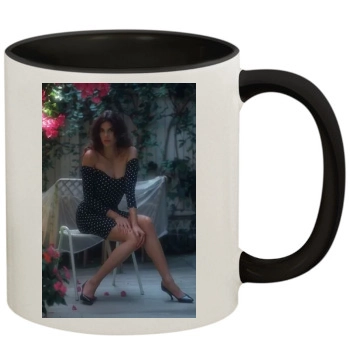 Teri Hatcher 11oz Colored Inner & Handle Mug