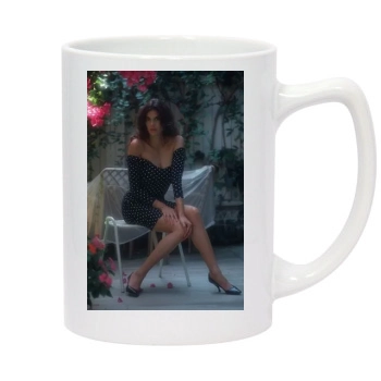 Teri Hatcher 14oz White Statesman Mug