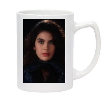 Teri Hatcher 14oz White Statesman Mug